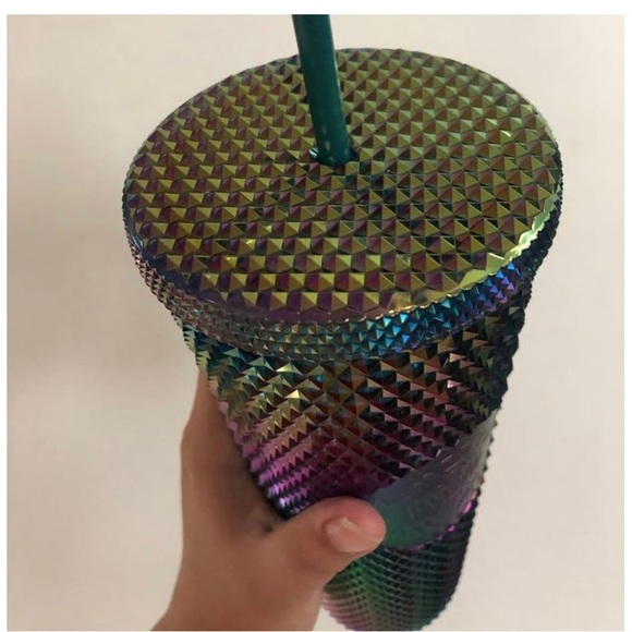 Starbucks Halloween 2023 Oil Slick Rainbow Iridescent Venti Tumbler 24oz - Picture 2 of 5
